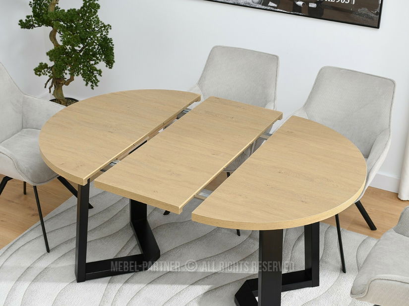 Jídelní stůl Aceptar (dub + krémová)