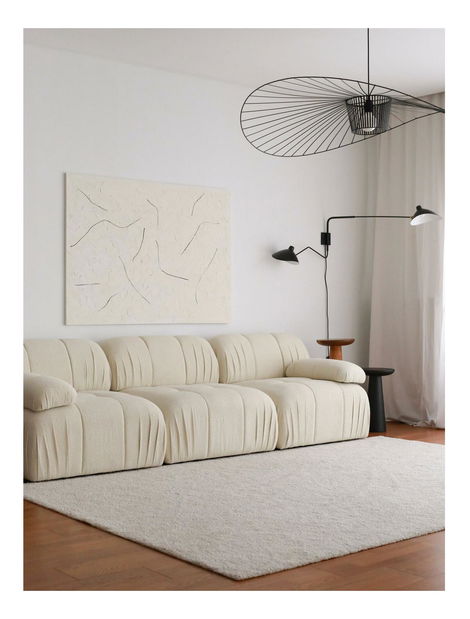 Pohovka trojsedačka Solorazzo 3 (bílá)