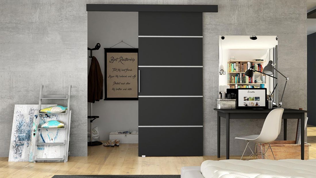 Posuvné dveře Ravina 70 III (černá)