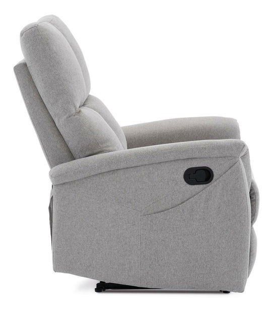 Polohovací křeslo Temor (světle šedá)