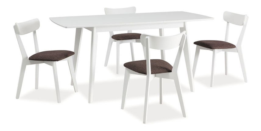 Jídelní stůl Combo II (bílá) (pro 4 až 6 osob)