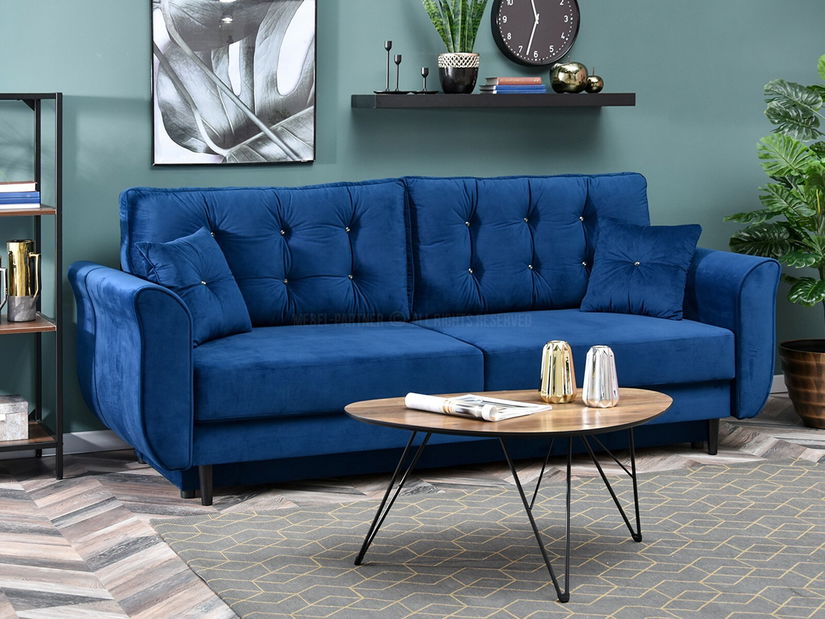 Pohovka dvousedačka Lirica (černá)