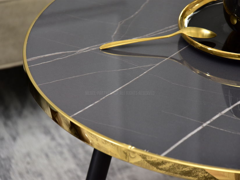 Konferenční stolek Zoya Xl (grafit + černá)