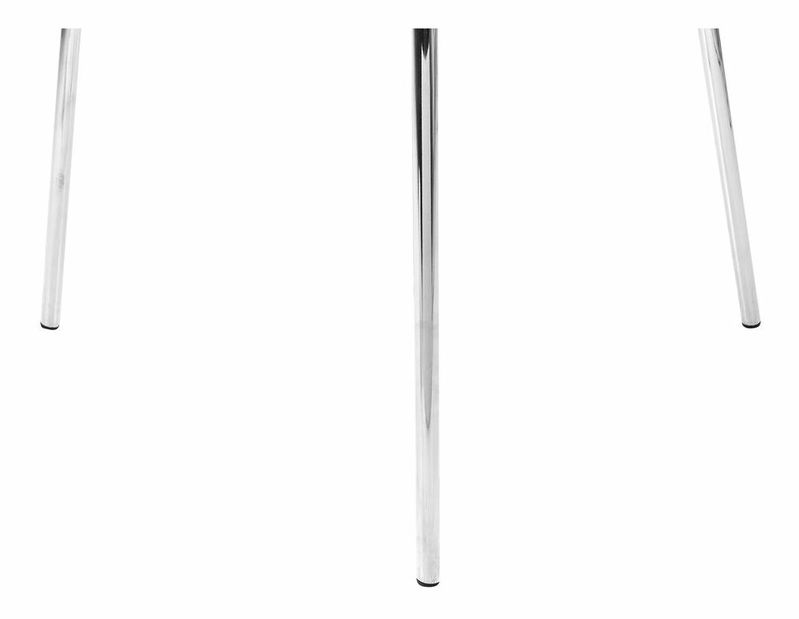 Set 2 ks jídelních židlí Baylor (šedá + stříbrná)