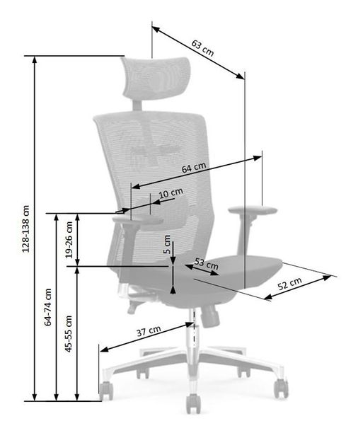 Kancelářská židle Adolfo