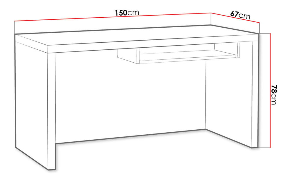 PC stolek Kella KL3 (santana tmavá)