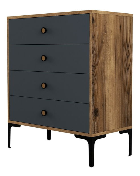 Komoda Logan (Ořech + Antracit)