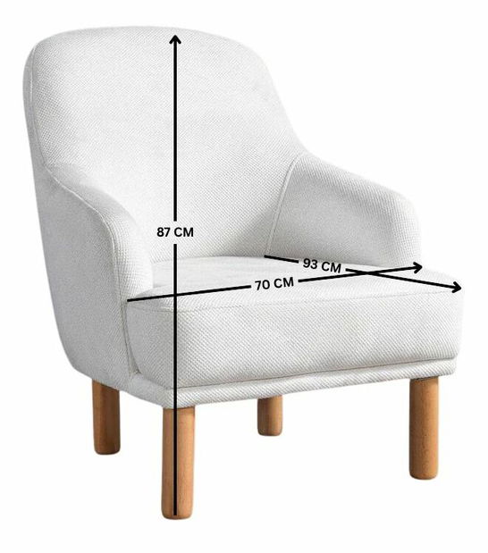 Křeslo Arina (červená)