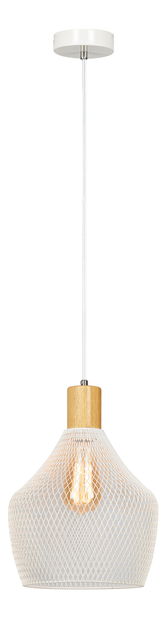 Visací lampa Karis (bílá + přírodní)