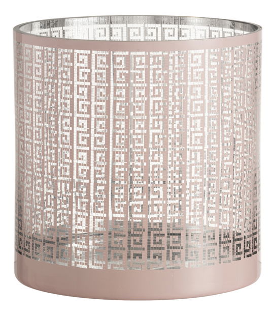 Svícen (fuchsia) 25x25x25cm