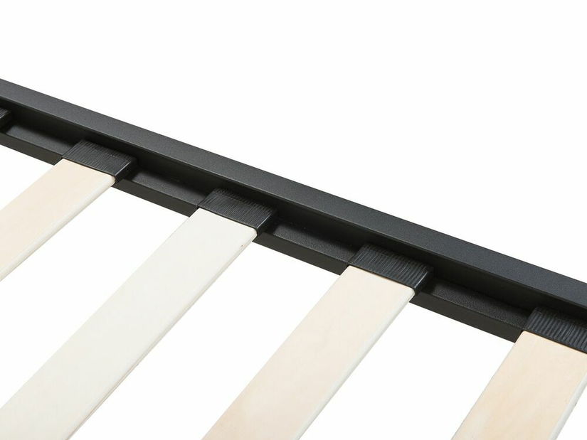 Manželská postel 180 cm Ramirez (černá) (s roštem)