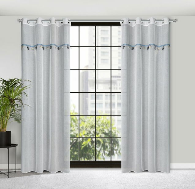 Záclona 140x250 cm Vehicle (bílá)