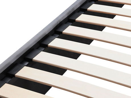 Manželská postel 160 cm Lomaha New (šedá) (s roštem)