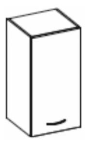 Horní kuchyňská skříňka Lewis 40 G 72