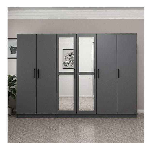 Šatní skříň Kalia 5091 (antracit)