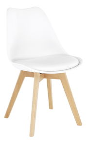 Jídelní stolička Balmaris (bílá)