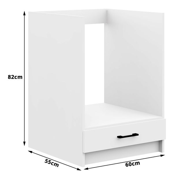 Dolní kuchyňská skříňka Ozara S60KU (bílá)