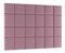 Set 24 čalouněných panelů Quadra 240x180 cm (růžová)