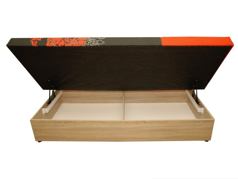 Jednolůžková postel (válenda) 80 cm Aga (s matrací)