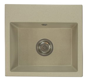 Kuchyňský dřez Donius (béžová) (bez otvoru pro baterii)
