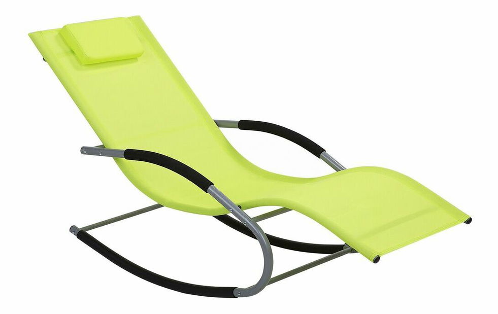 Zahradní lehátko Carro (limetková)