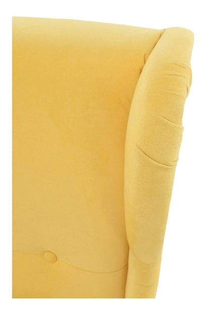 Křeslo ušák Repetidas (žlutá + wenge)