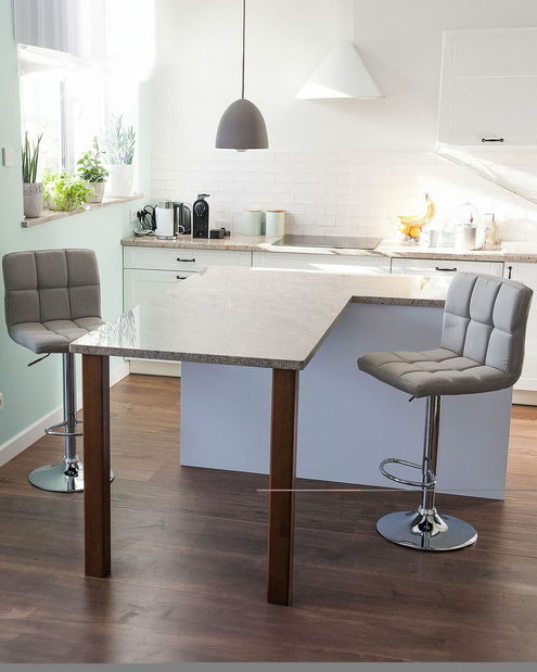 Set 2ks. barových židlí Marlon (světle béžová)