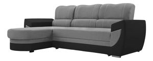 Rohová sedacia súprava Trento (šedá + tmavě šedá) (L)
