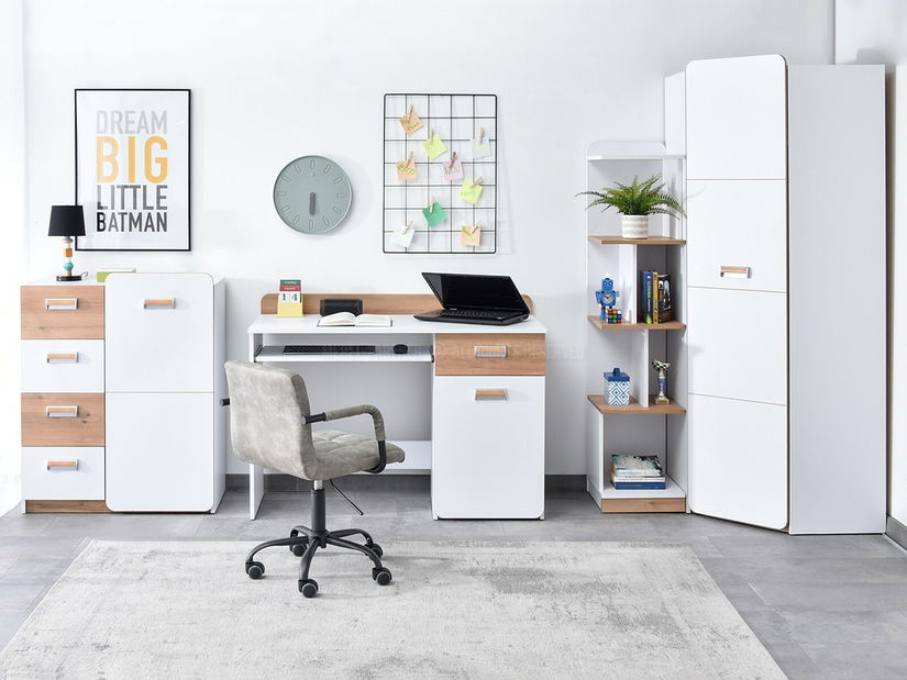 Nábytek do studentského pokoje Clerigo 03 (bílá)