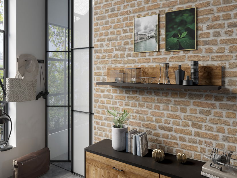 Polička Taren Typ 01 (smrk + černá)