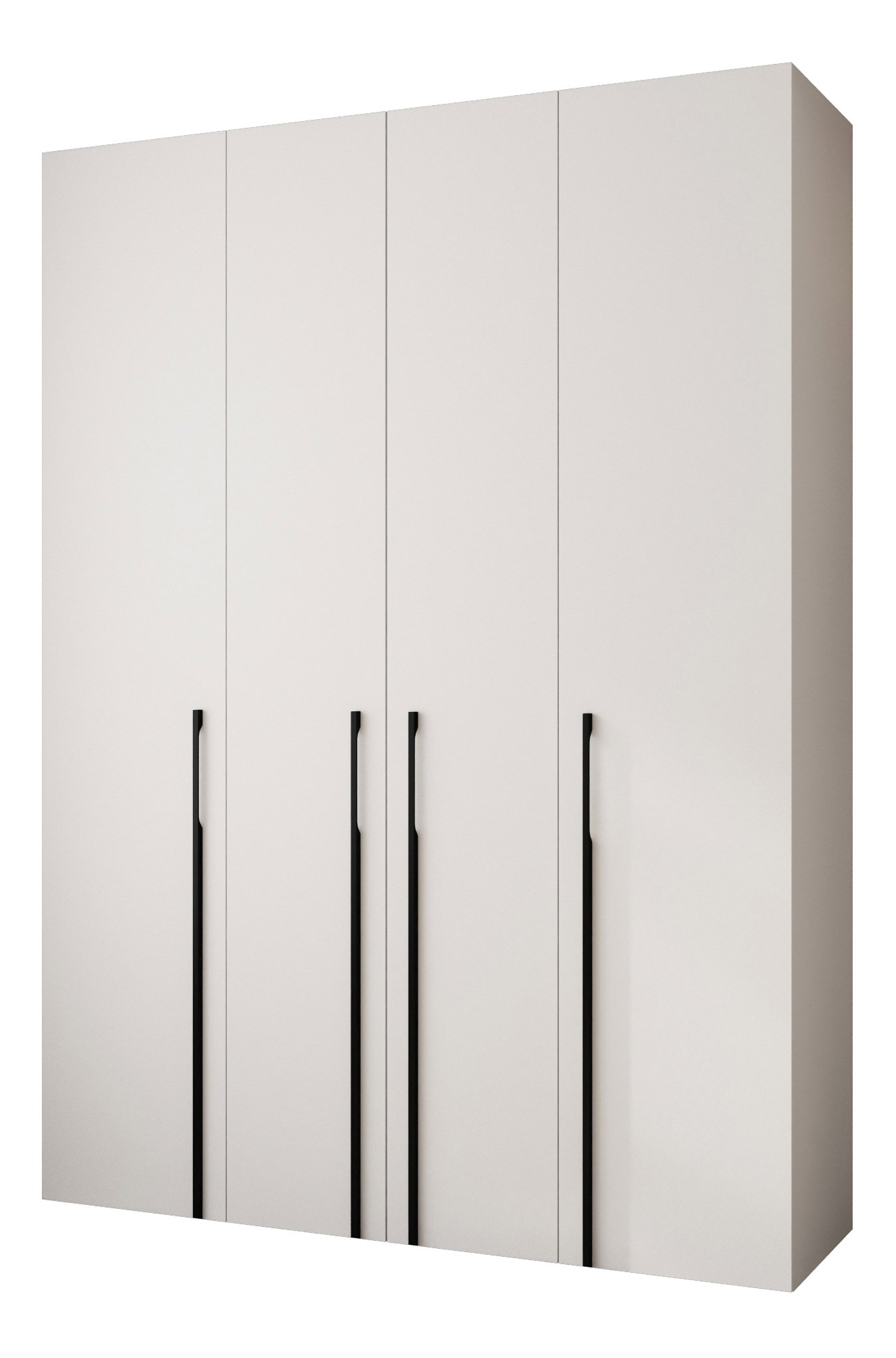 Šatní skříň 180 cm Carmela 40-3 (bílá + černá)