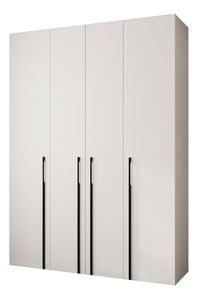 Šatní skříň 180 cm Carmela 40-3 (bílá + černá)