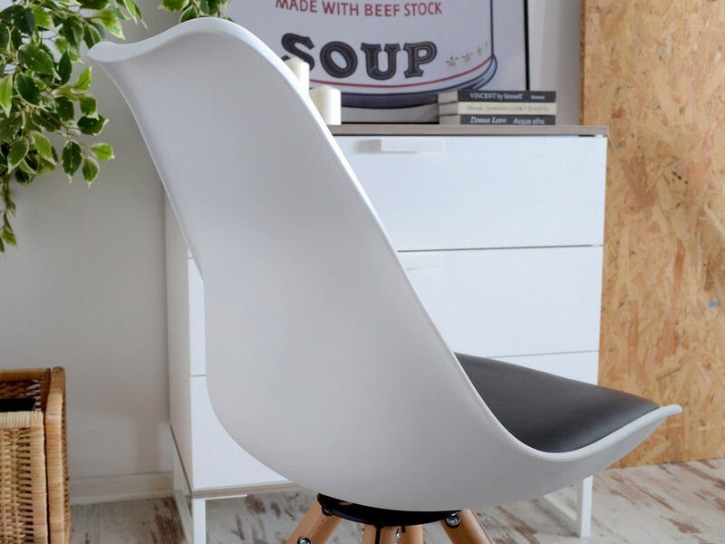 Židle Large Otoc (bílá + černá)