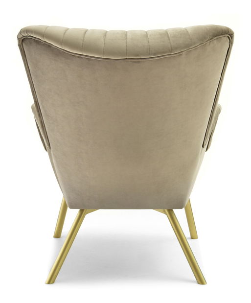 Relaxační křeslo Lanzaris (zlatá)