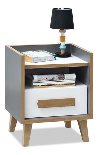 Noční stolek Sobrepuso S11 (bílá)