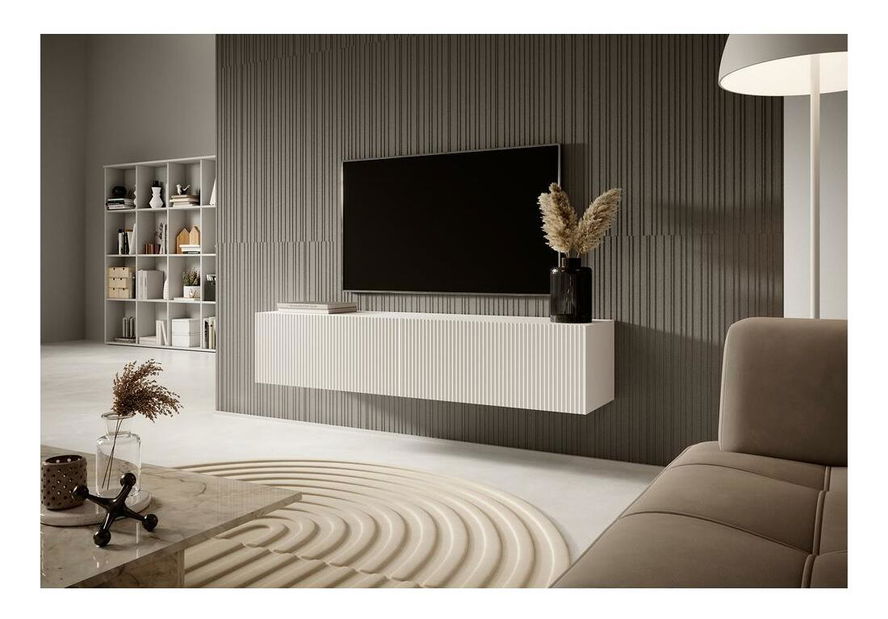 TV skříňka/stolek Vertigo 140 (bílá)