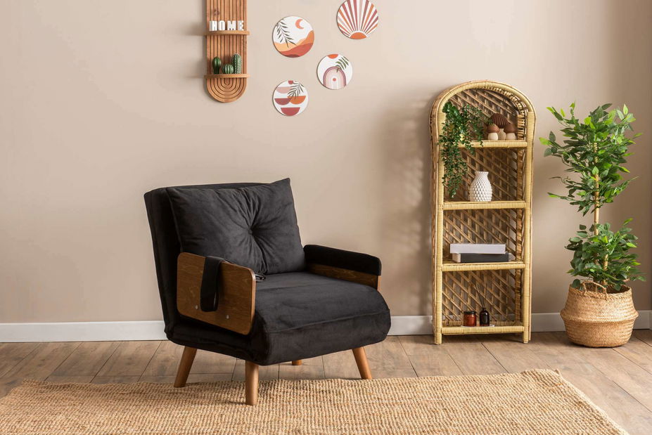 Křeslo Como S (černá)