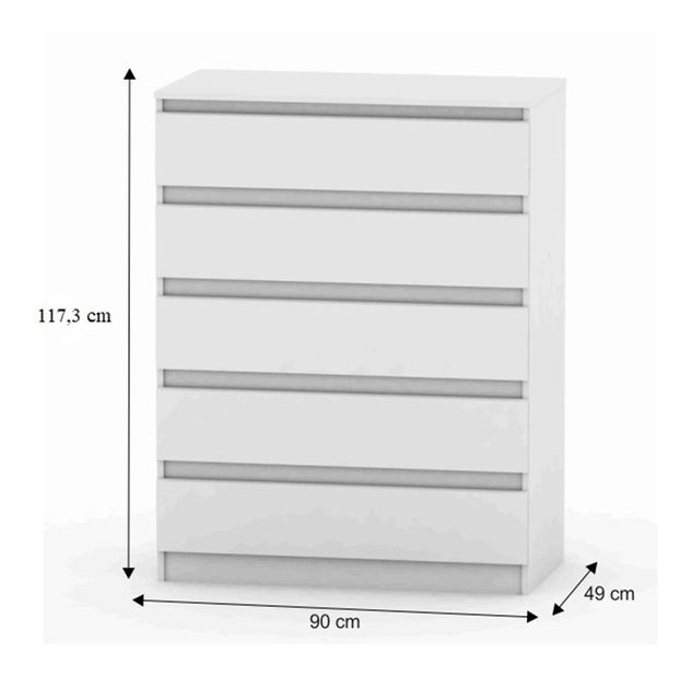 Komoda Hannah New 05 (bílá)