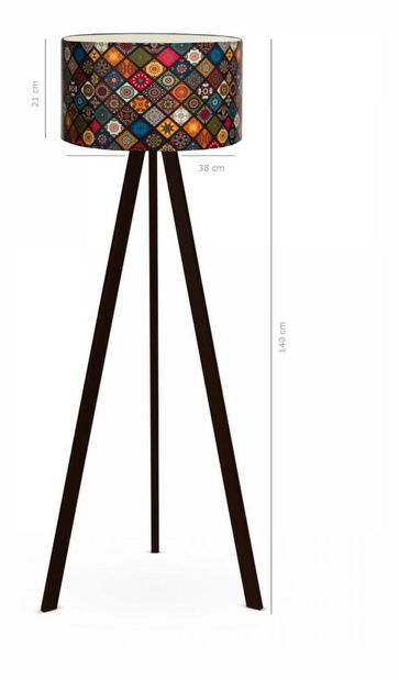 Stojanová lampa Amorekko 5 (vícebarevné + černá)