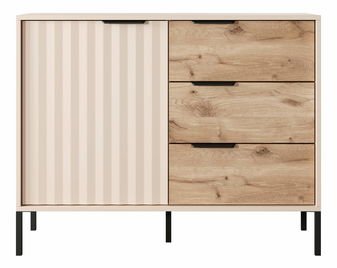 Komoda  Rastafa D3S (dub vikingský + béžová)