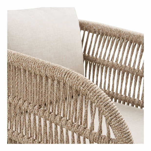 Zahradní set Taleria 6 (hnědá + béžová)