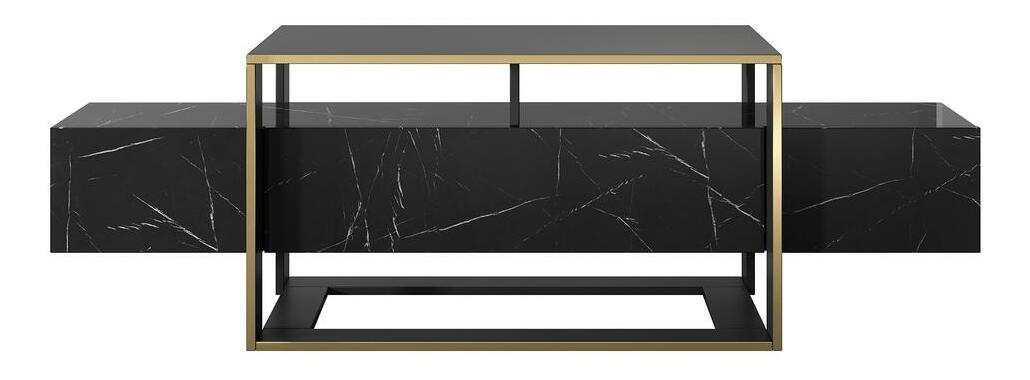TV skříňka/stolek Extra (černý mramor)