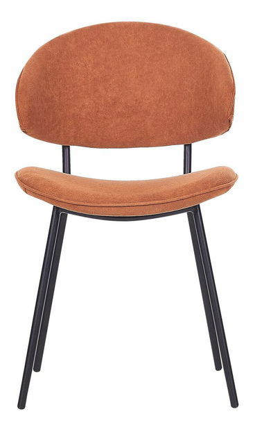 Set 2 ks jídelních židlí Kiaza (oranžová)