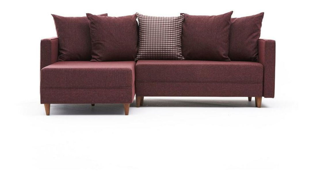 Rohová sedačka Adam (L) (červená)