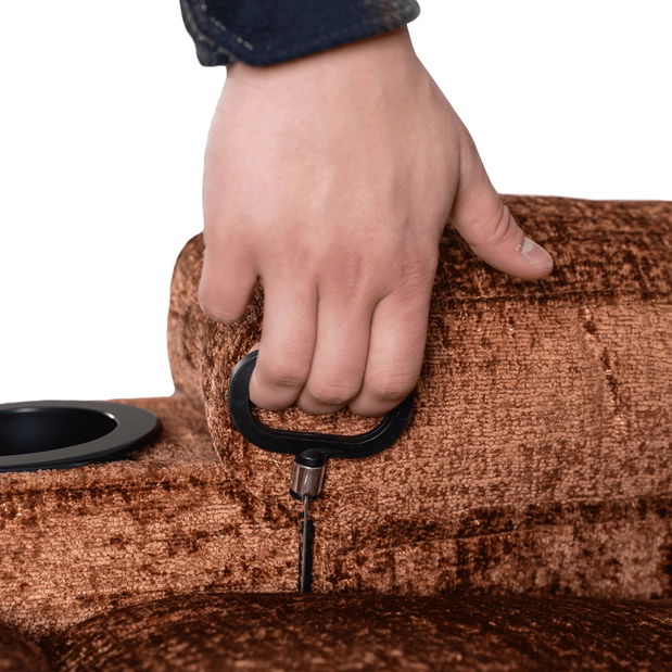 Masážní křeslo Banesto (hnědá)