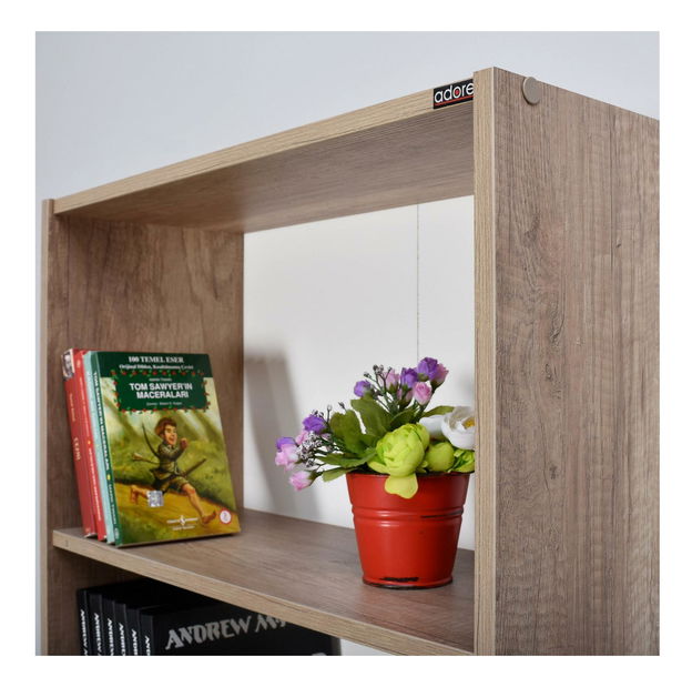 Regál Kaida 4 (ořech světlý)