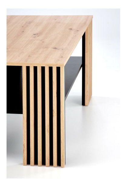 Konferenční stolek Femme (dub artisan + černá)