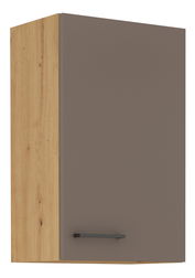 Horní kuchyňská skříňka Barb 45 G-72 1F (dub artisan + truflová)