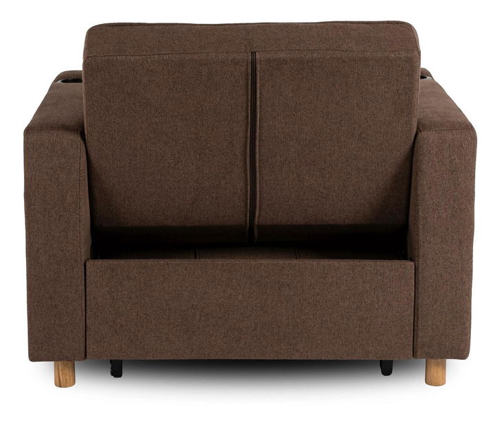 Rozkládací křeslo Suspendida (hnědá)