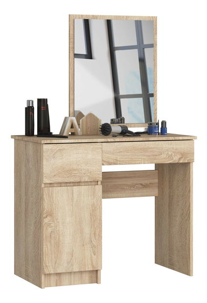 Toaletní stolek Pritha (dub sonoma)